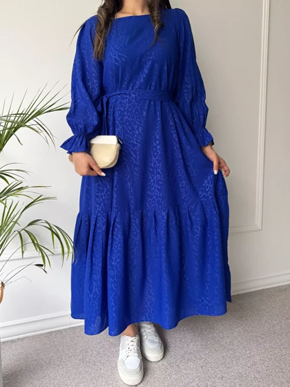 پیراهن حریر آستردار دنیز