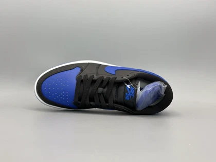 کتانی نایکی جردن1لو بلک رویال/Nike Air Jordan 1 low