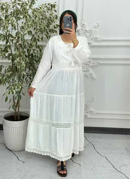 لباس ساحلی وارداتی سلن آستین بلند 6001