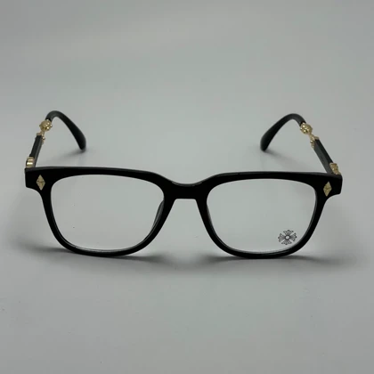 عینک بلوکات کروم هارتز مشکی طلایی Chrome Hearts 2272 - کیفیت مستر