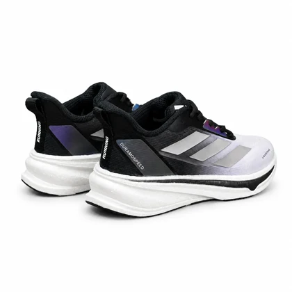 کفش کتانی مردانه مدل آدیداس ورزشی با زیره بست مشکی سفید Adidas New