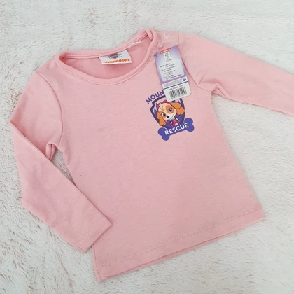 تیشرت آستین بلند دخترانه کد Z-R43