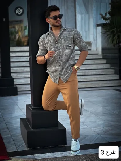 پیراهن قزل آلا _ کد 1003