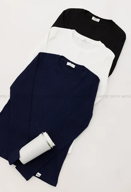 بلوز کبریتی آستین بلند کد1004453