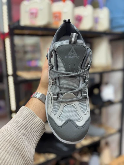 کتانی مردانه مدل Hummto خاکستری