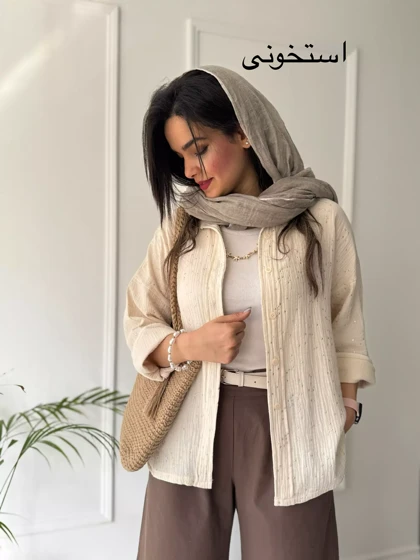 مانتو شومیزی پاستیلی میلانی