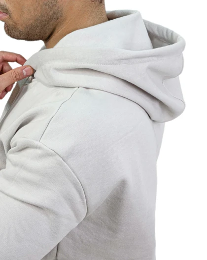 هودی اسپرت مردانه ساده رنگ طوسی روشن کد 26260