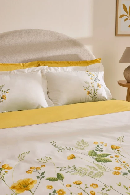 سرویس روتختی دو نفره Karaca Home مدل Cerial پنبه - زرد