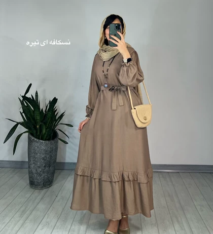 پیراهن مانتویی دل آرا 2