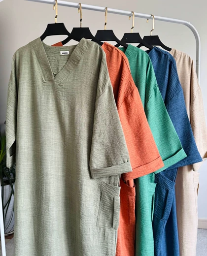 پیراهن مانتویی آتوسا