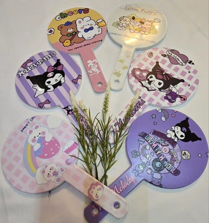 اینه دسته دار قواره بزرگ فانتزی