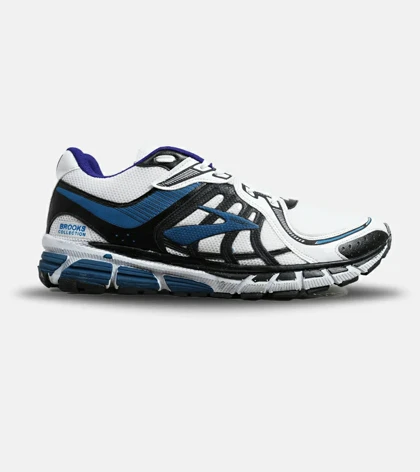 کفش کتانی بزرگ پا سفید آبی مشکی BROOKS adrenaline gts 22