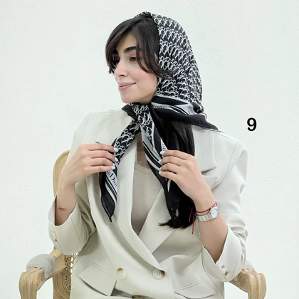 مینی اسکارف زنانه طرحدار | آی بولک