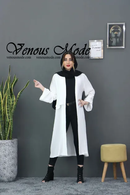 مانتو کریشه آستین سگگ دار