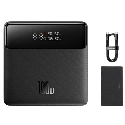 پاوربانک 20000 تایپ سی و یو اس بی 100 وات بیسوس PPBLD100HD با کابل