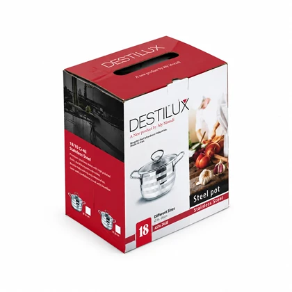 قابلمه استیل دستیلوکس (Destylux) سایز 18