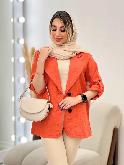 مانتو دو دکمه رها