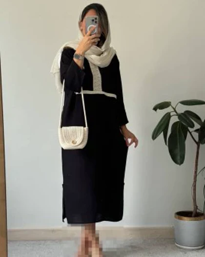 کفتان مشکی محرمی مجلسی پروا