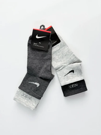 جوراب نیم ساق زنانه نخ پنبه دوکش نایک Nike