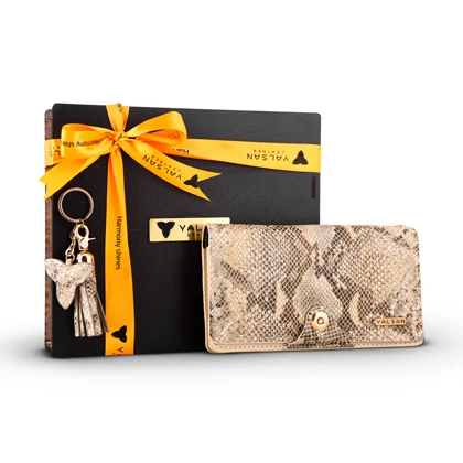 ست هدیه زنانه چرم یلسان مدل رادیس کد 165-PRM-RTL