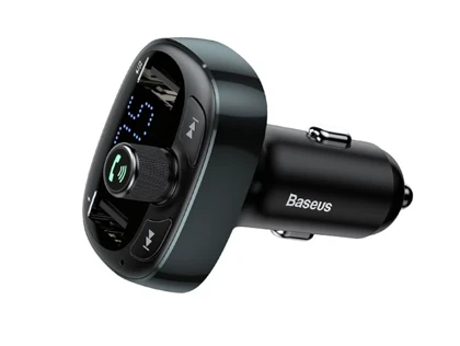شارژر فندکی فست شارژ ماشین با قابلیت پخش موسیقی و تماس بیسوس S-09