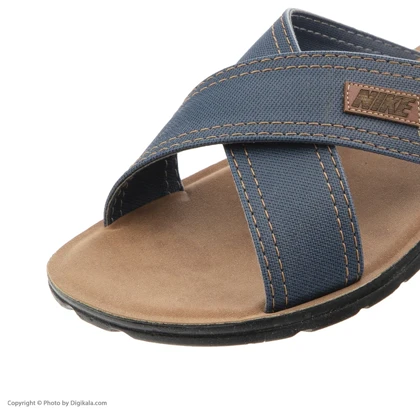 صندل مردانه پاپا مدل آرش ضربدری blue