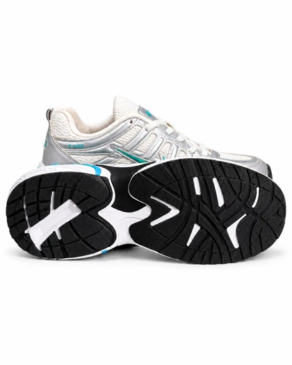 کتانی ست مردانه و زنانه مدل رانینگ نایک P6000 نقره ای آبی NIKE