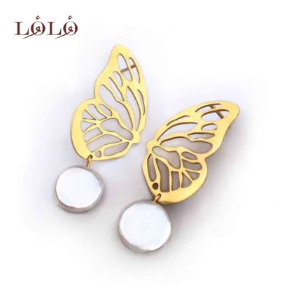 گوشواره برنج پروانه
