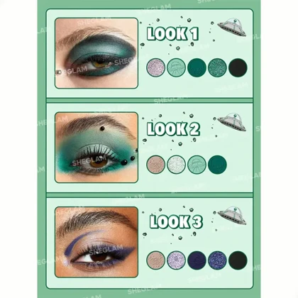 پالت سایه 12 رنگ فضایی شیگلم مدل ALIEN MOOD PALETTE هدیه