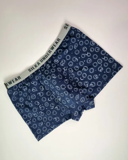 شورت نیم پا مردانه نخ پنبه طرحدار کش از رو اوت لت