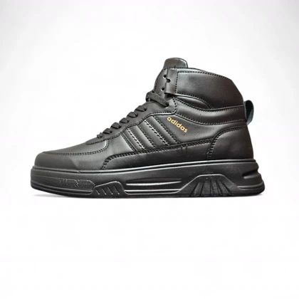 کفش آدیداس ساق‌دار چرمی مشکی