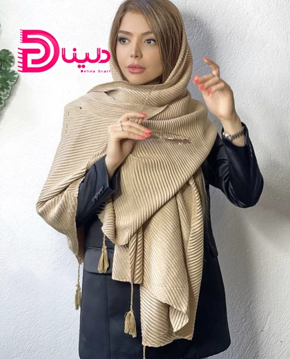 شال پلیسه پوست ماری