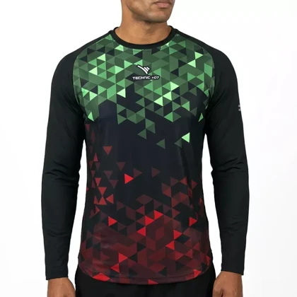 تیشرت ورزشی گلری مردانه تکنیک پلاس 07 مدل GO-114