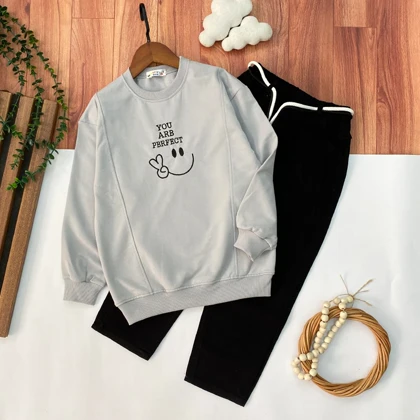 بلوز شلوار کتان پسرانه سایز بزرگ