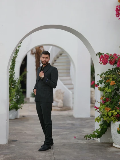 کت و شلوار دبل برست پارچه ترک VIP