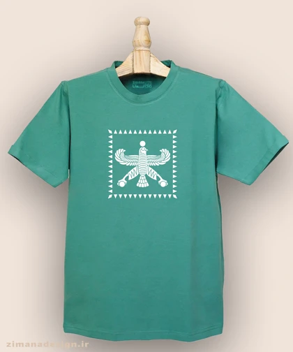 تیشرت مردانه و زنانه اصیل ایرانی طرح درفش شهباز هخامنشیان