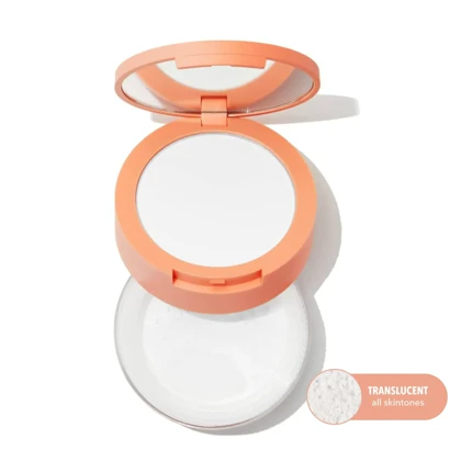 پودر فیکساتور آرایش بی‌رنگ شیگلم مدل Insta-Ready Duo رنگ Translucent وزن 14 گرم