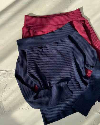 بلوز یقه قایقی  کد 1400180