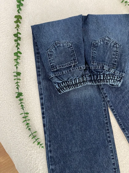 شلوار جین بگ تی تی (آبی تیره)