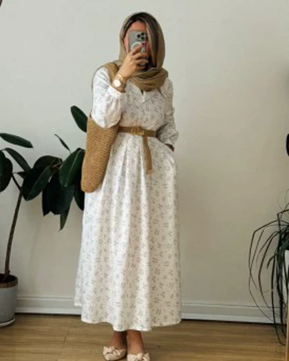 پیراهن مانتویی بابونه 1
