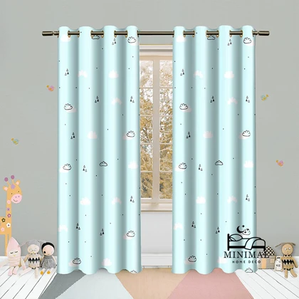 پرده کودک طرح ابر مدل W4950