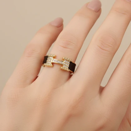 انگشتر زنانه مدل هرمس