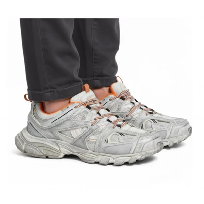 کتانی بالانسیگا لژدار تورک سفید نارنجی