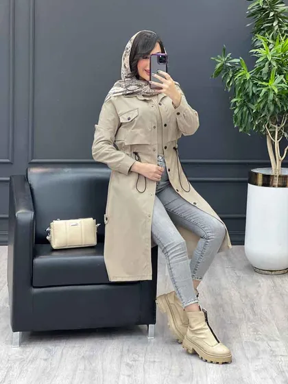 بارانی بلند بغل پاگن