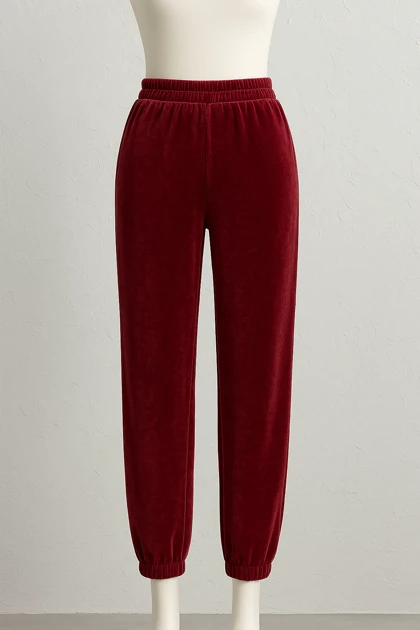 شلوار مخمل ساده رنگی