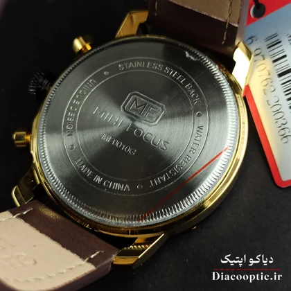 ساعت مچی مردانه اورجینال موتور ژاپن برند مینی فوکوس سه موتور مدل Mf0046G.05 بند چرم