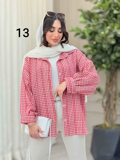 شومیز طرح دار دایانا