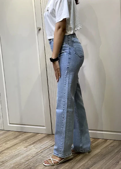 شلوار واید ابی وسط