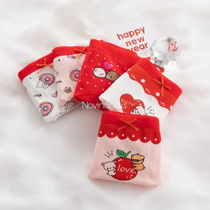 شورت طرح خرس و دونات (سایز XL)