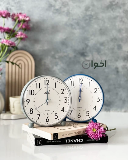 ساعت رومیزی آنالوگ گرد